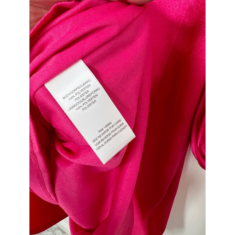 NWT Maia Fuchsia 3/4 Sleeve Sheath Dress Size 6 - Picture 10 of 11